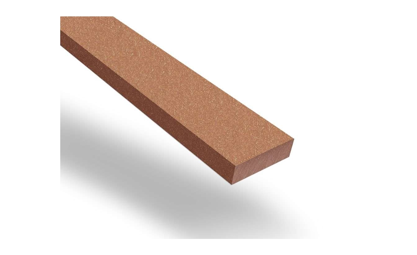 Megawood massieve composiet constructiebalken Jumbo, 40mm dik, 145mm breed, 420cm lang, Natuurbruin
